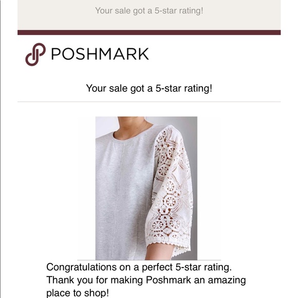 NEW BOHO CROCHETED SLEEVE TOP - WHITE GRAY - Picture 2 of 6